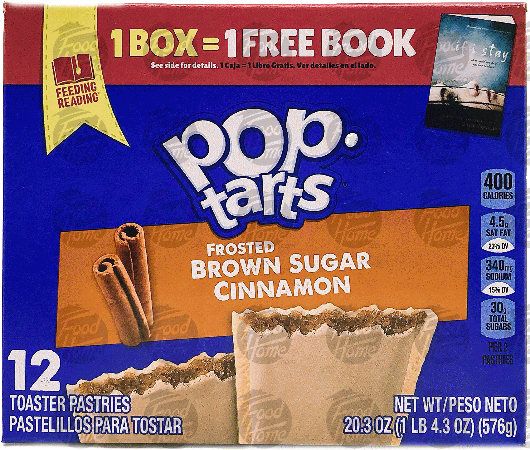 Kellogg's pop-tarts frosted brown sugar cinnamon toaster pastries, 12-count Full-Size Picture